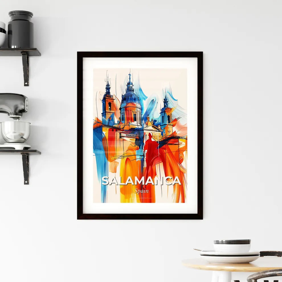 Vibrant Salamanca, Spain Framed Print
