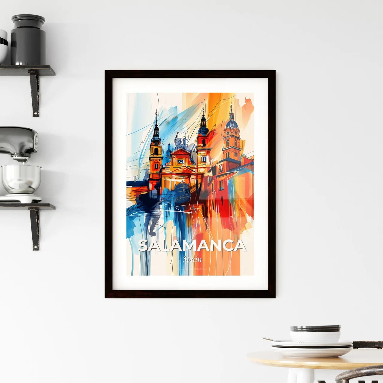 Vibrant Salamanca, Spain Framed Print