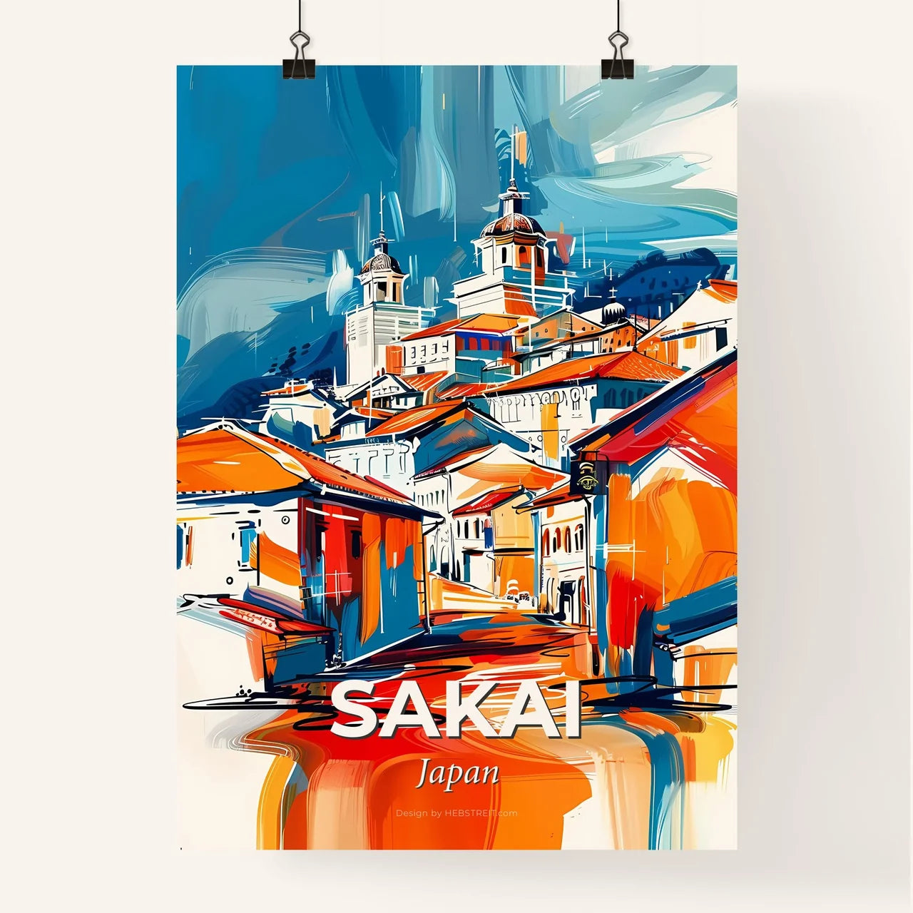 Vibrant Sakai, Japan Poster