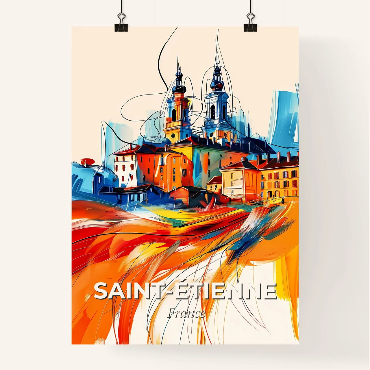 Vibrant Sain Poster