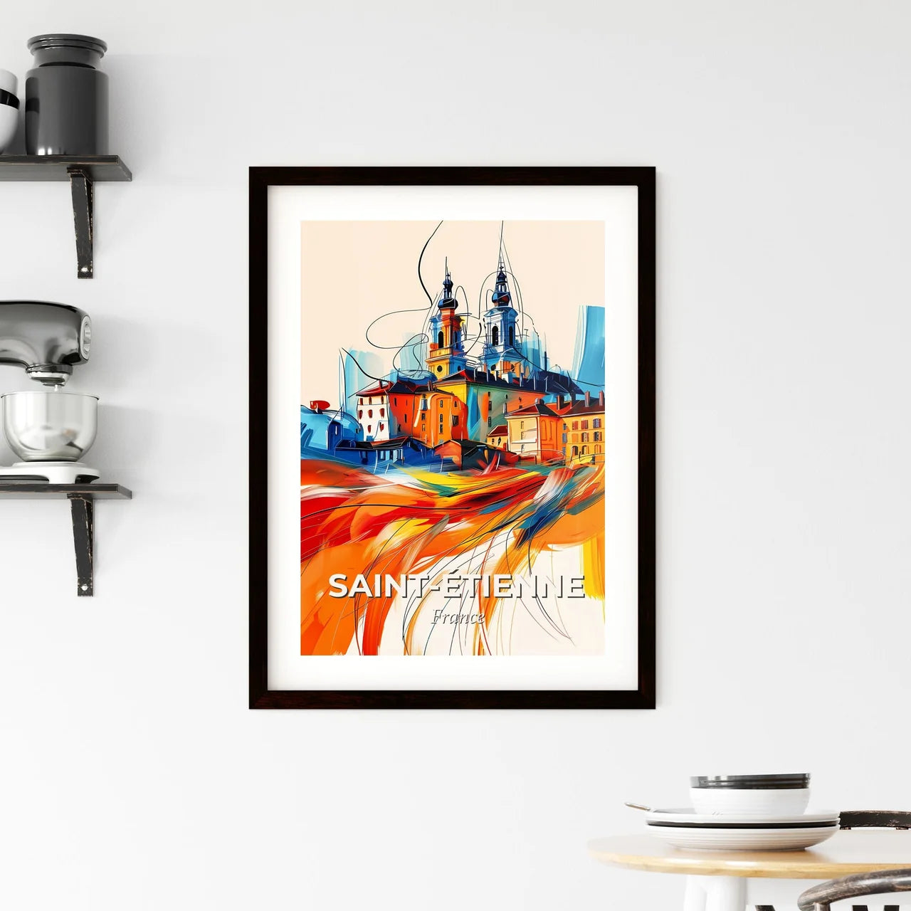 Vibrant Sain Framed Print