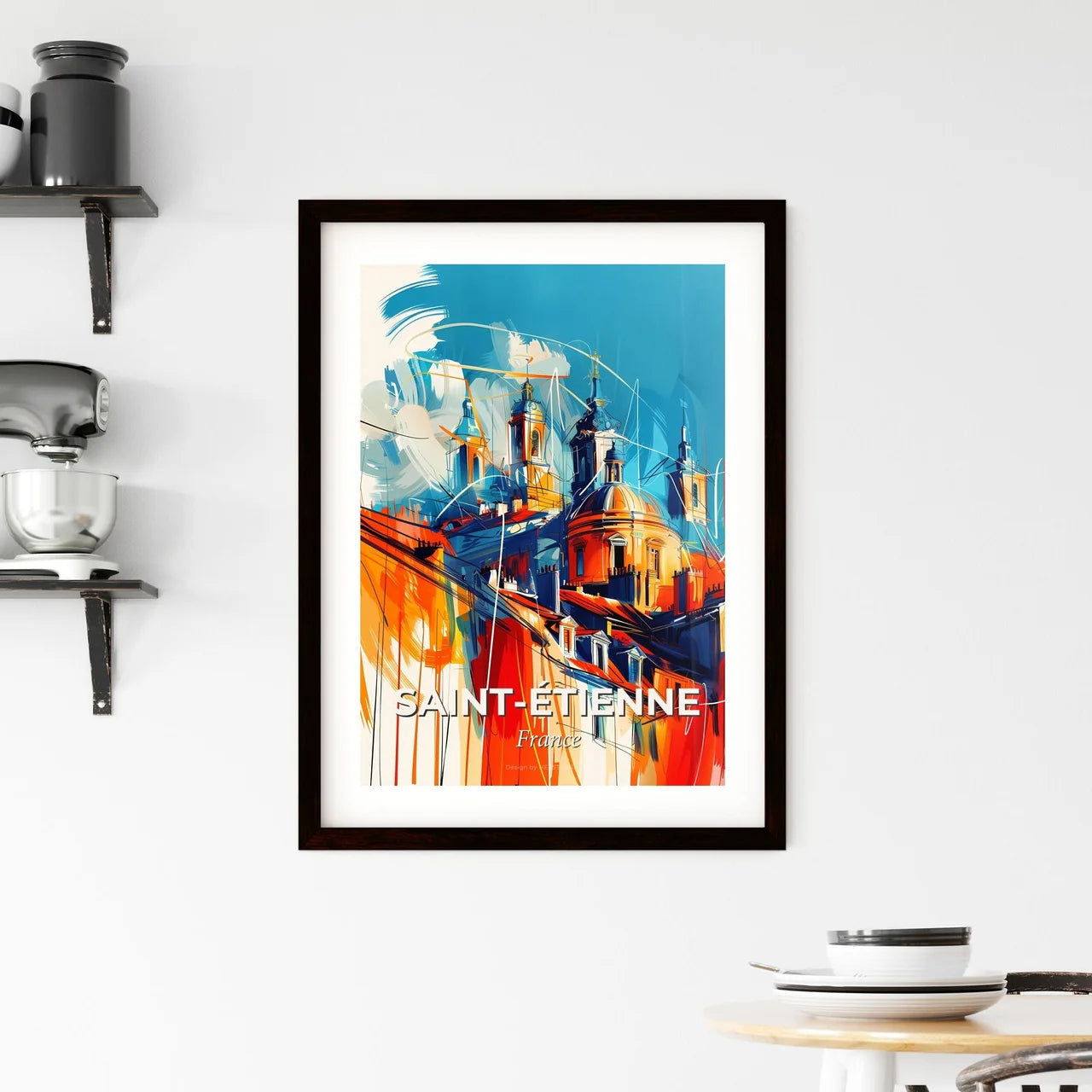 Vibrant Sain Framed Print