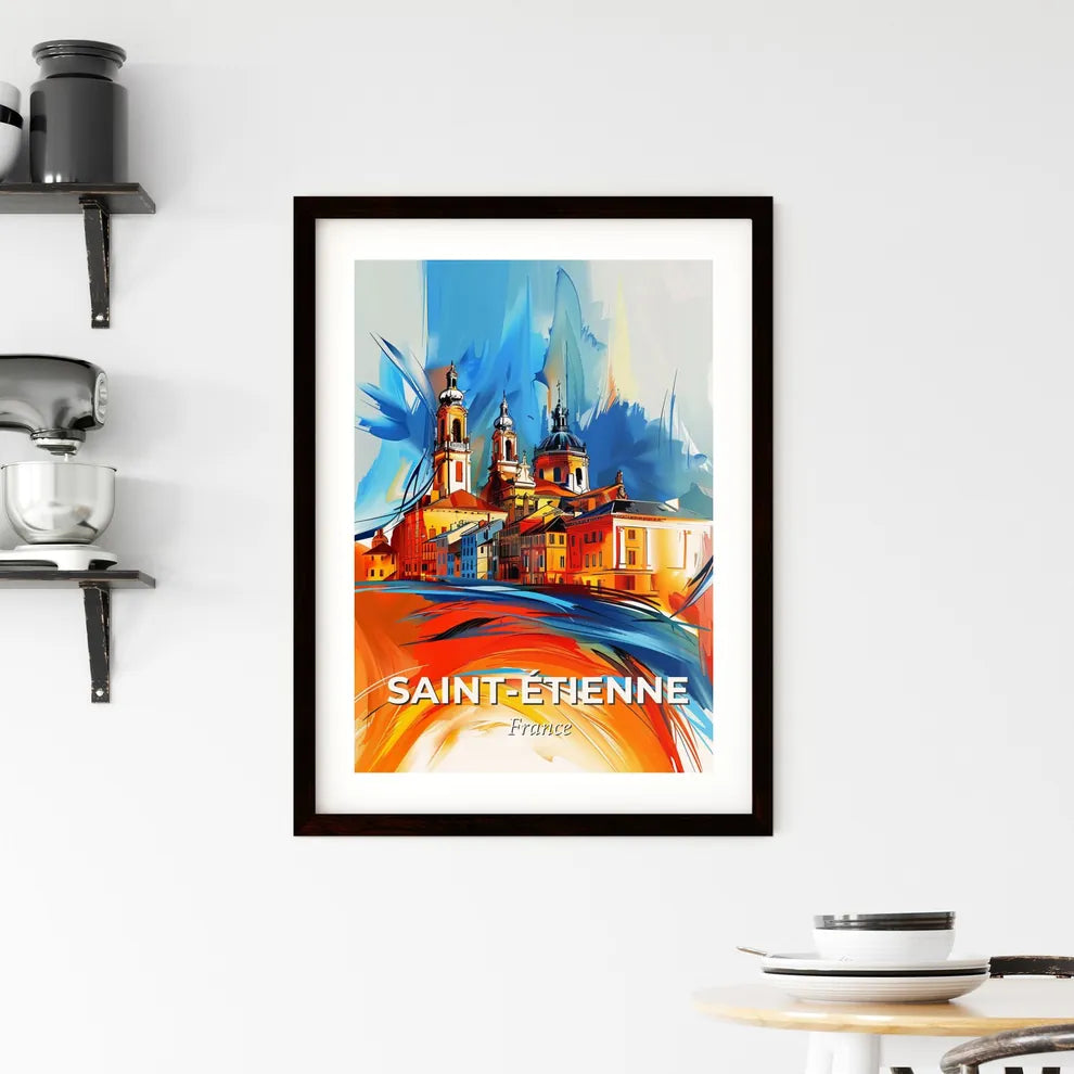 Vibrant Sain Framed Print