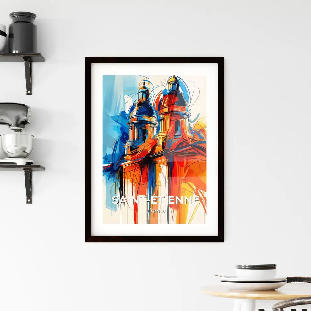 Vibrant Sain Framed Print