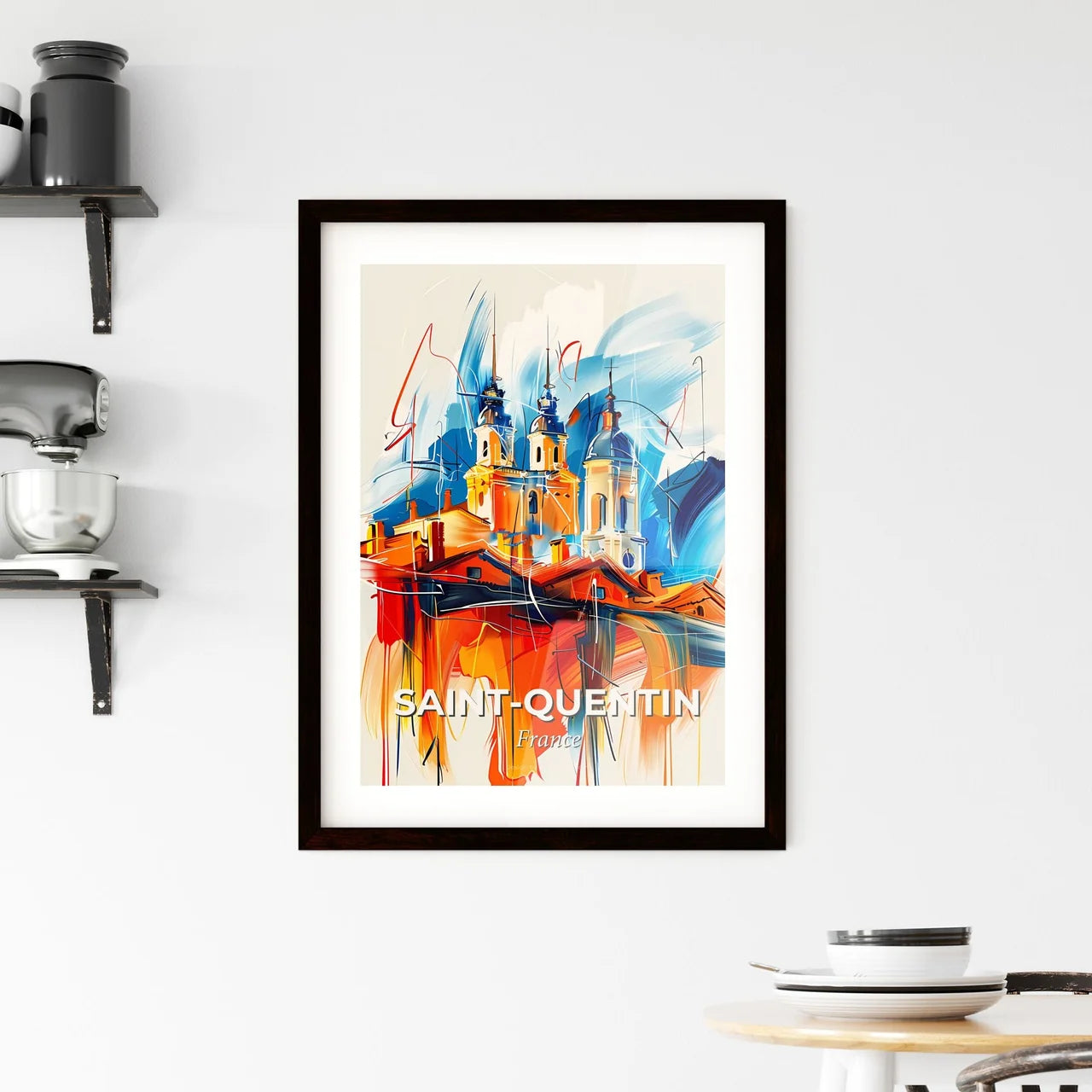 Vibrant Sain Framed Print