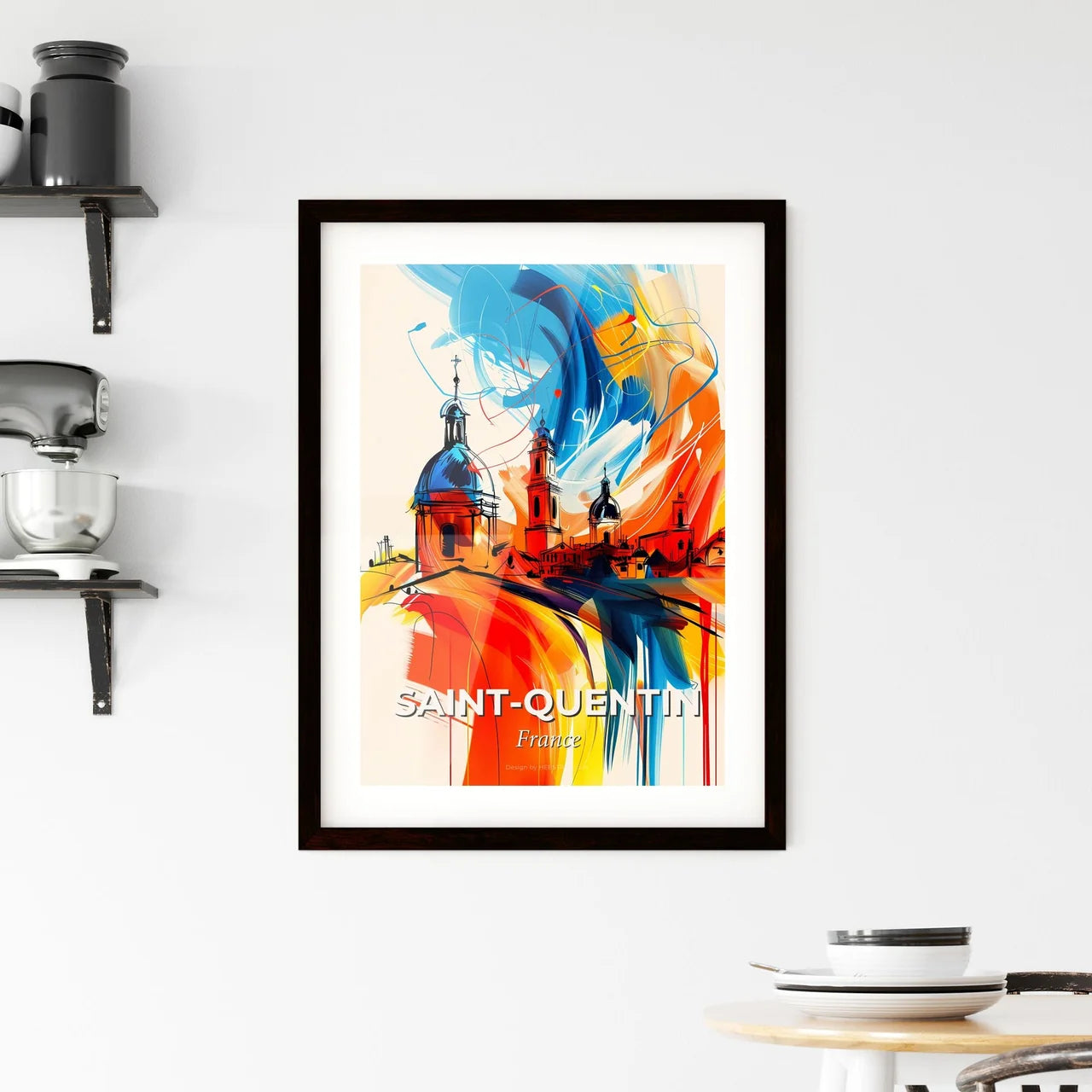 Vibrant Sain Framed Print