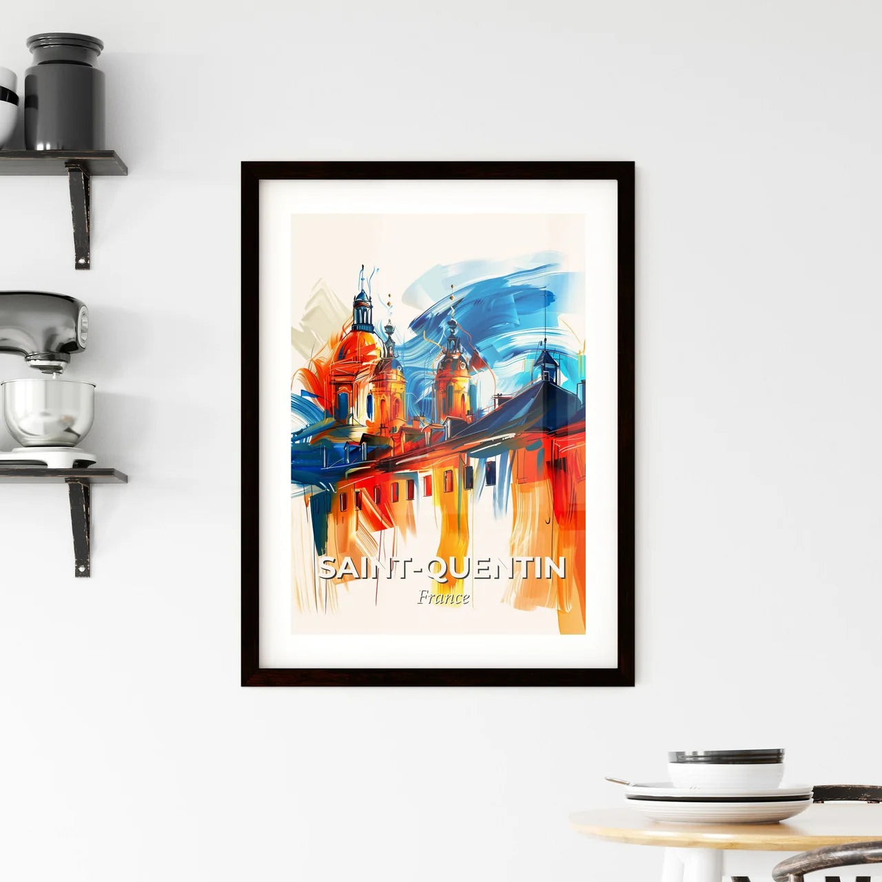 Vibrant Sain Framed Print