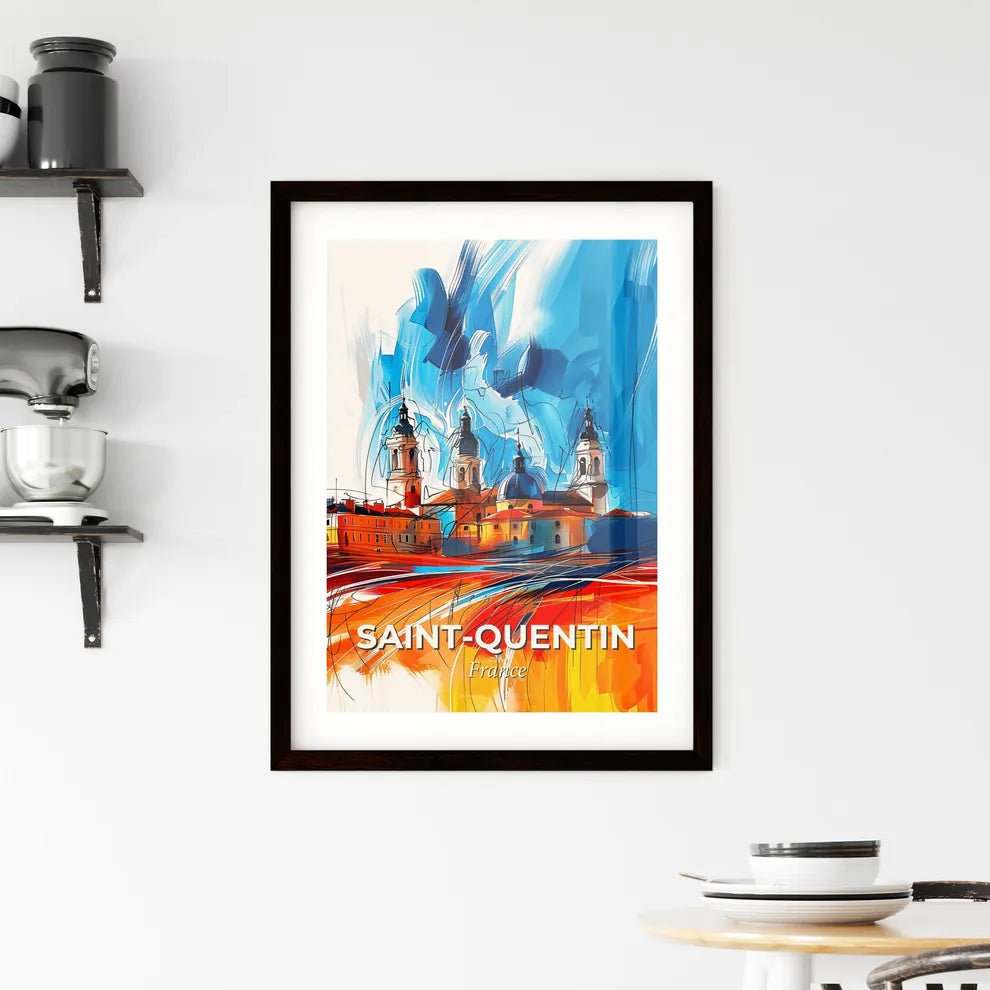 Vibrant Sain Framed Print