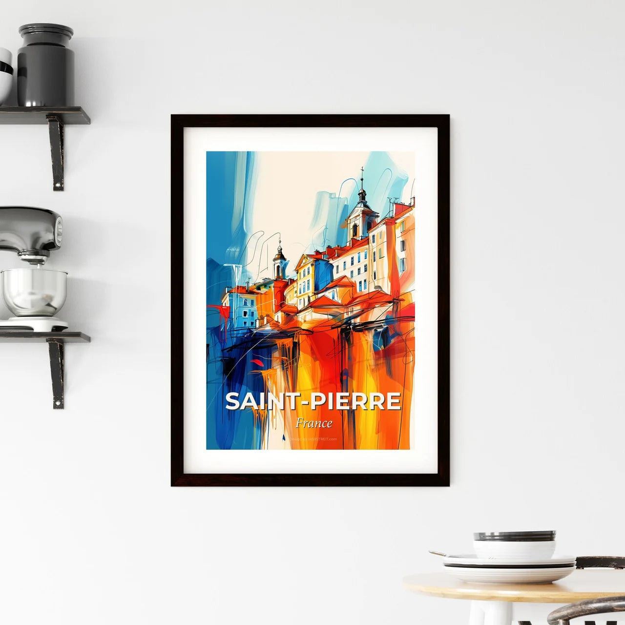 Vibrant Sain Framed Print