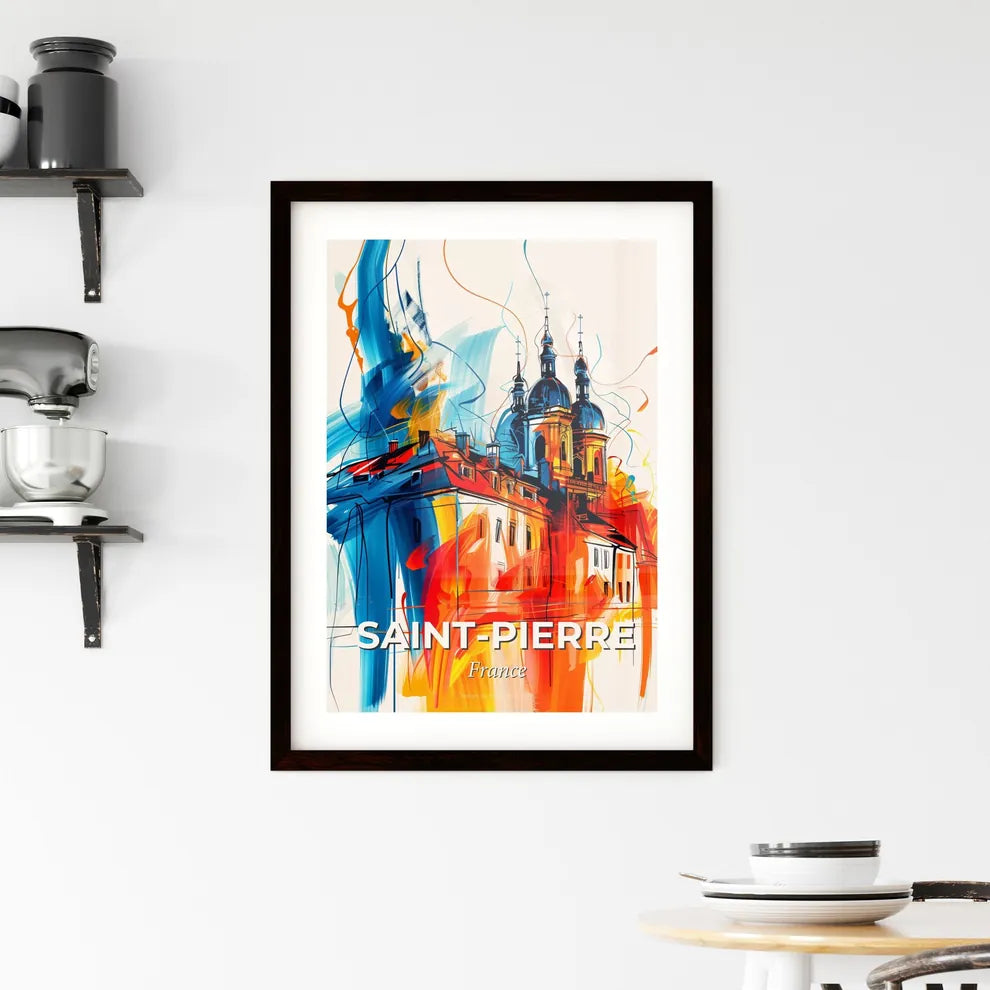 Vibrant Sain Framed Print