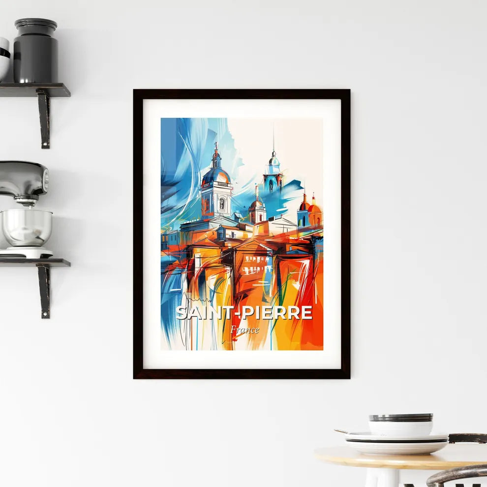 Vibrant Sain Framed Print