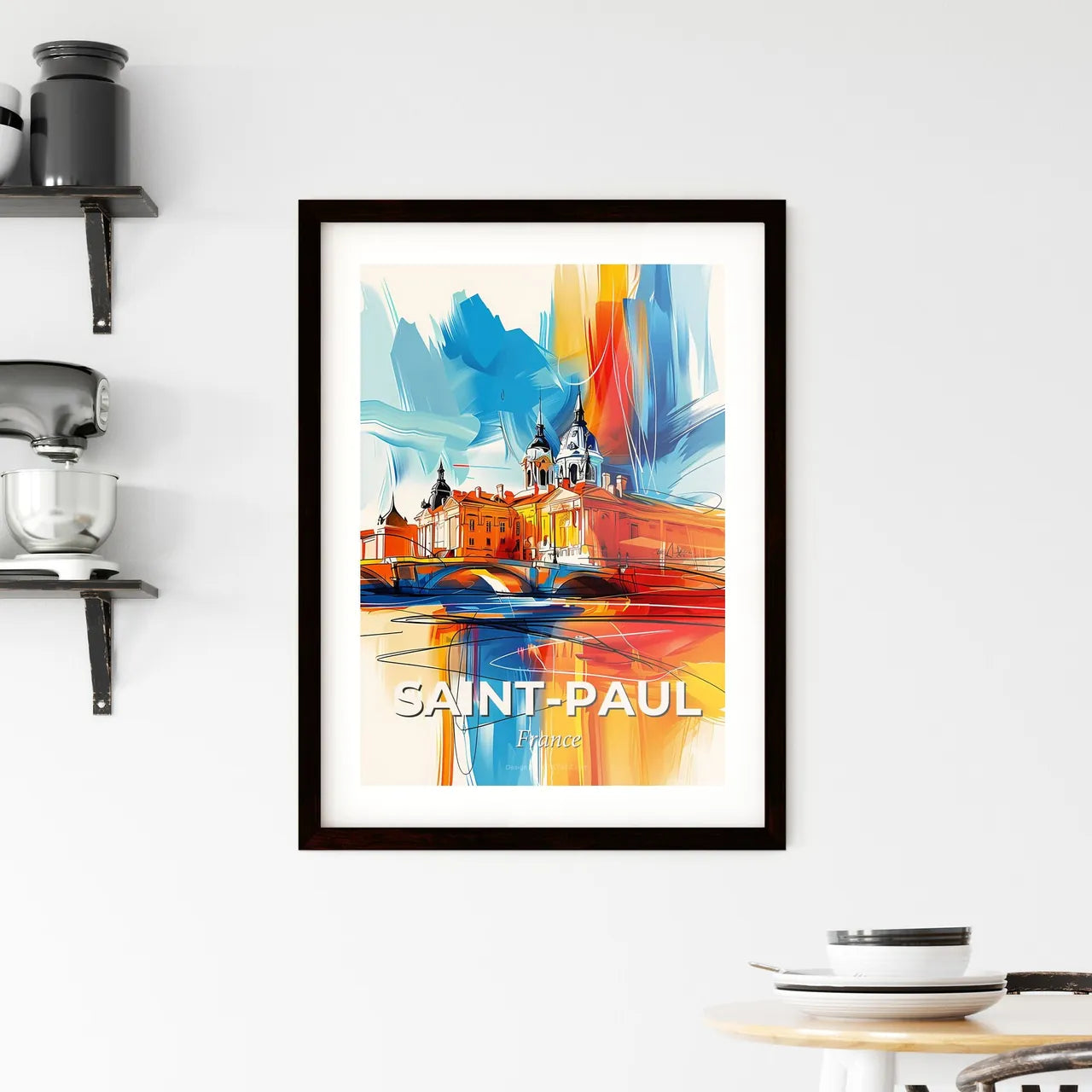 Vibrant Sain Framed Print