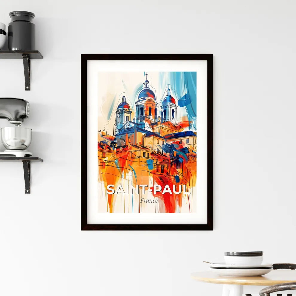 Vibrant Sain Framed Print