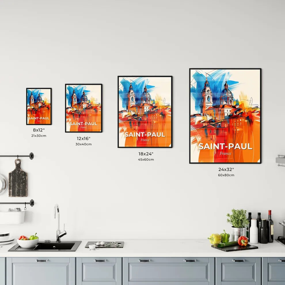 Vibrant Sain Kitchen Art