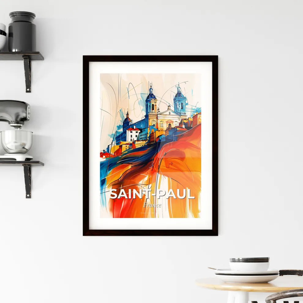 Vibrant Sain Framed Print