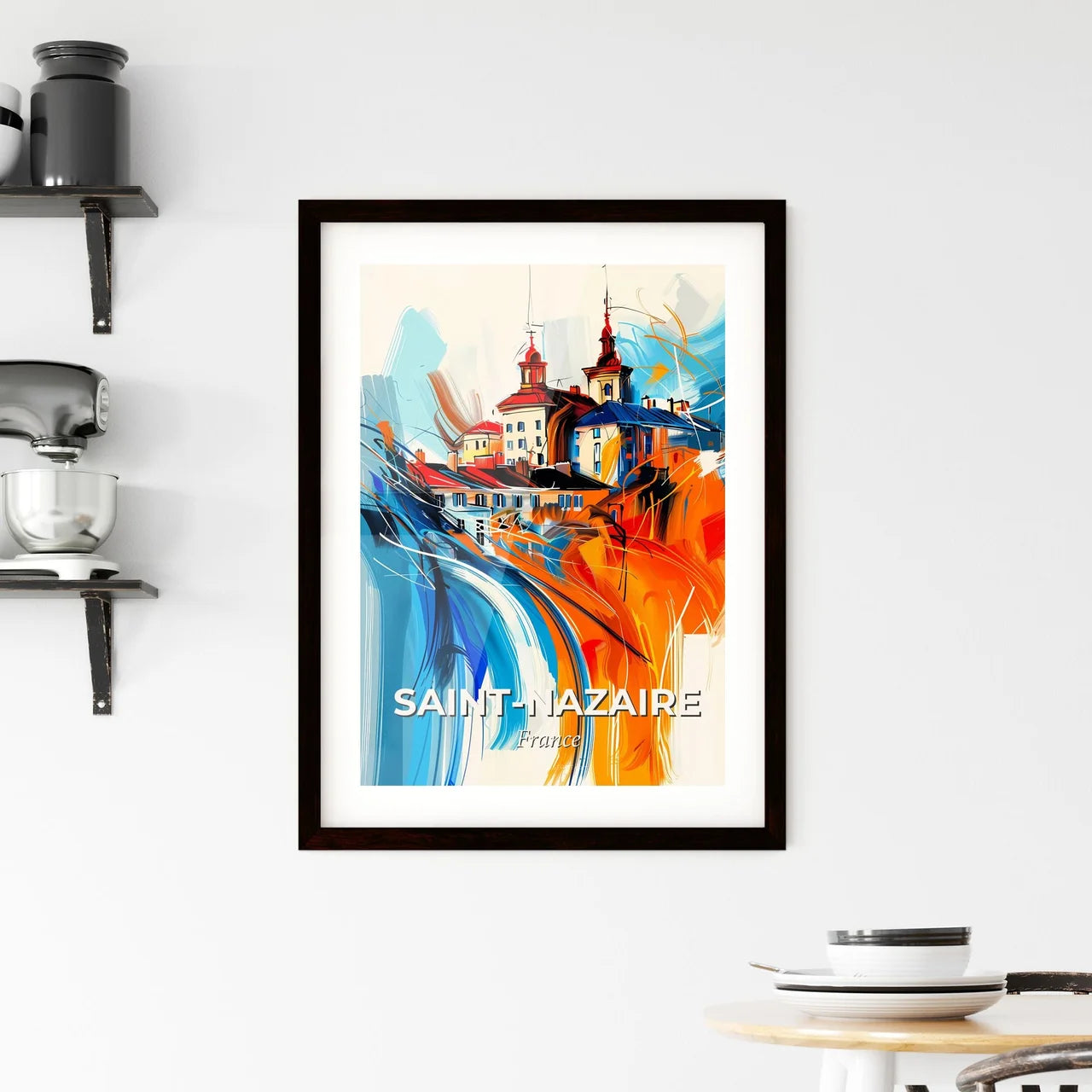 Vibrant Sain Framed Print