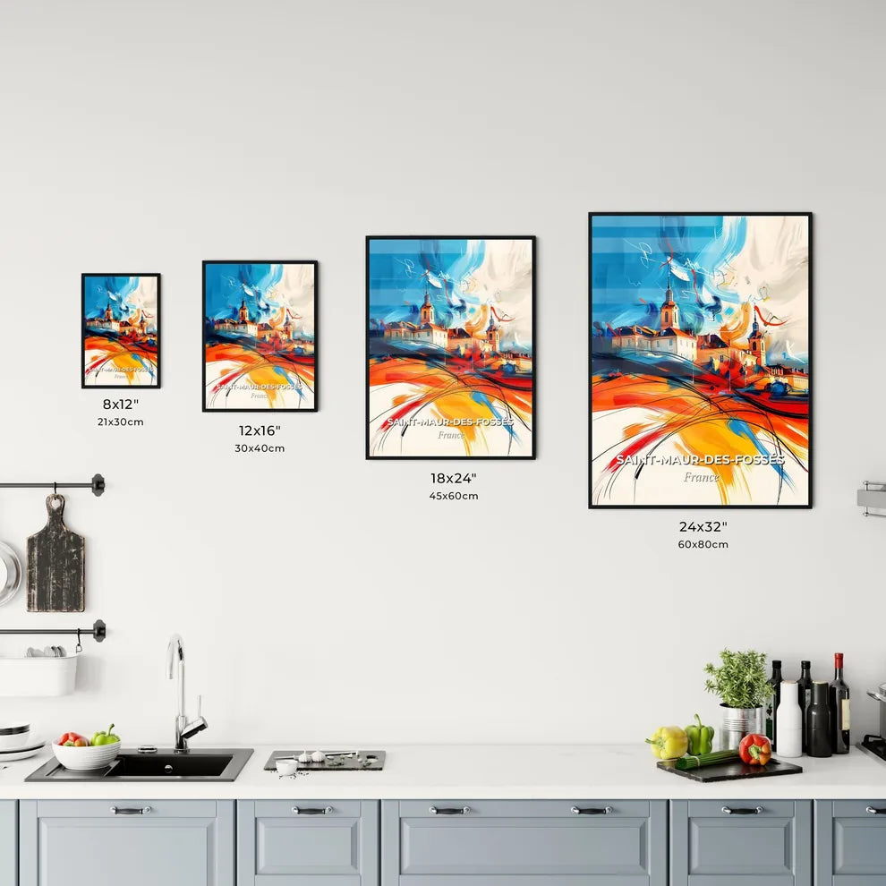 Vibrant Sain Kitchen Art
