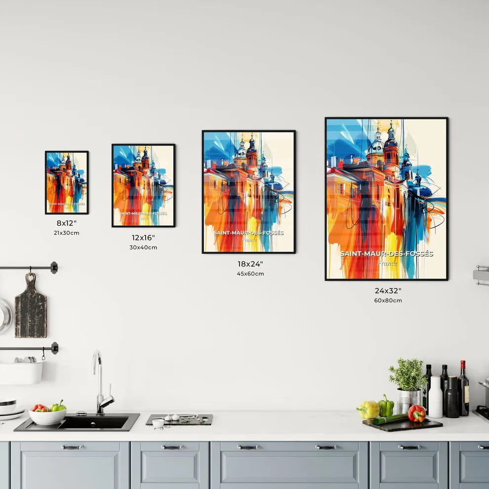 Vibrant Sain Kitchen Art