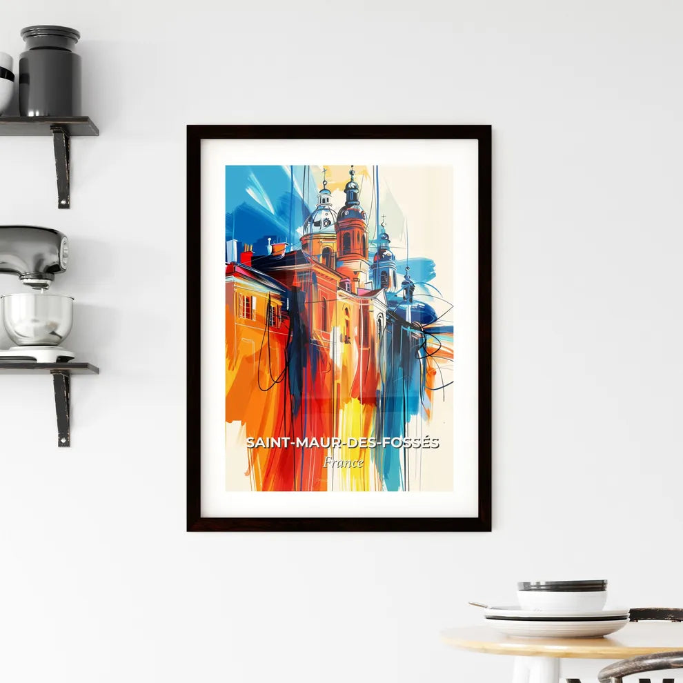 Vibrant Sain Framed Print