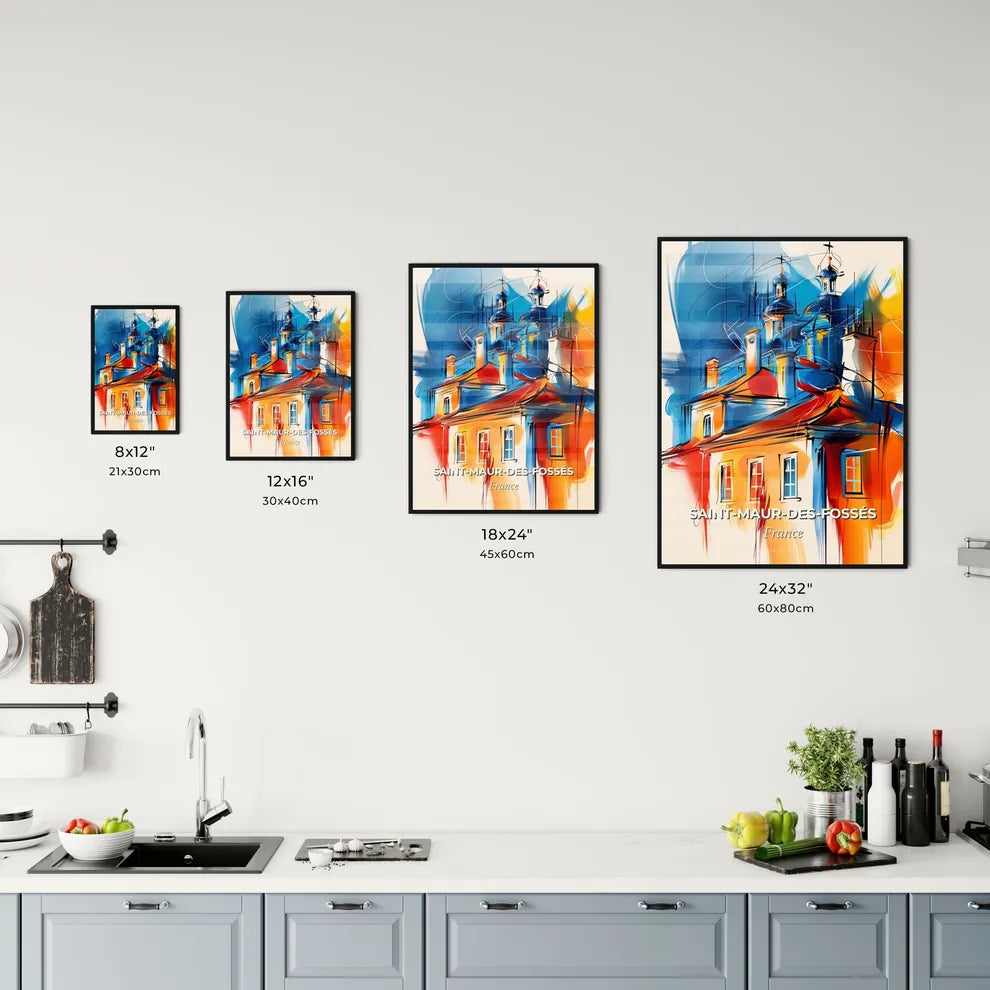 Vibrant Sain Kitchen Art
