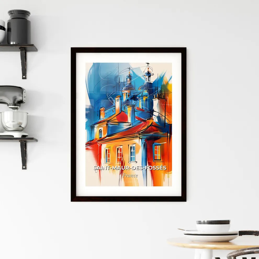 Vibrant Sain Framed Print