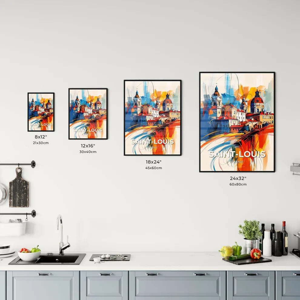 Vibrant Sain Kitchen Art