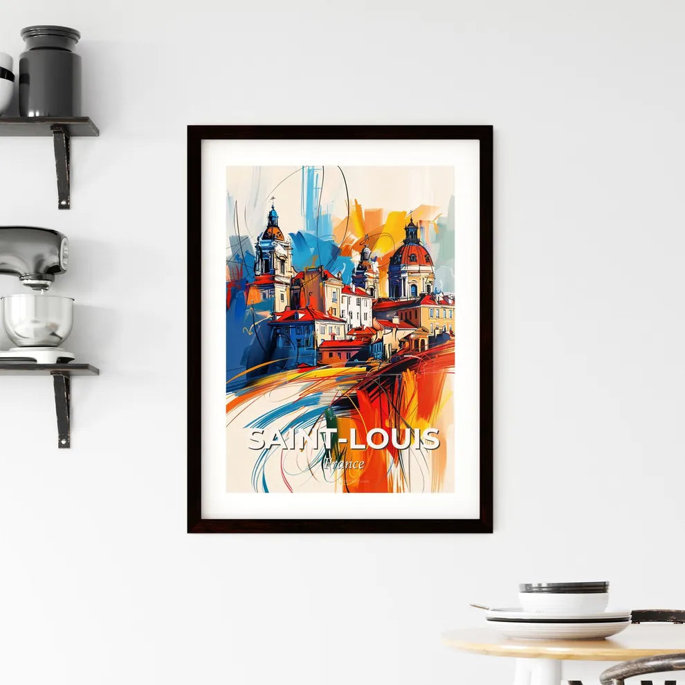Vibrant Sain Framed Print