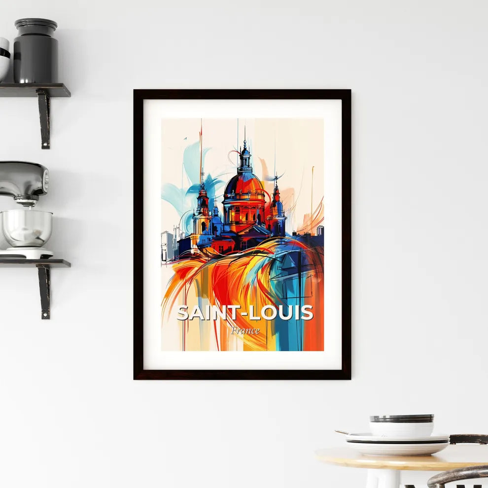 Vibrant Sain Framed Print