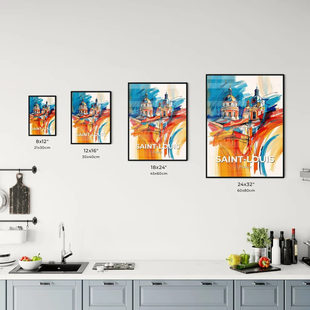 Vibrant Sain Kitchen Art