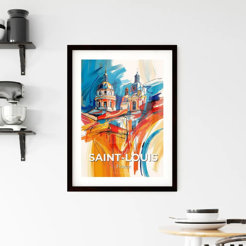 Vibrant Sain Framed Print