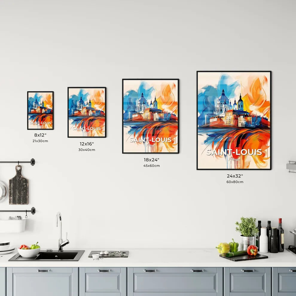 Vibrant Sain Kitchen Art