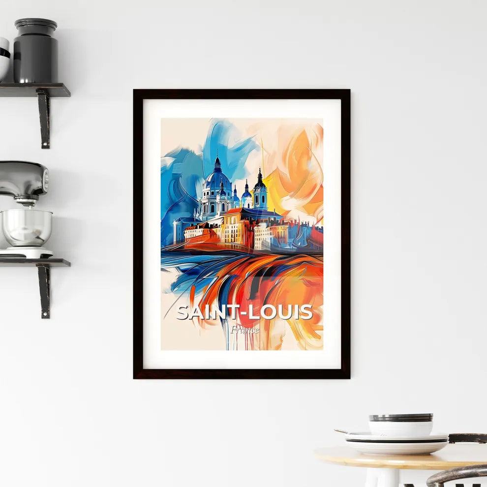 Vibrant Sain Framed Print