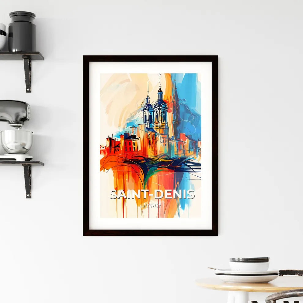 Vibrant Sain Framed Print