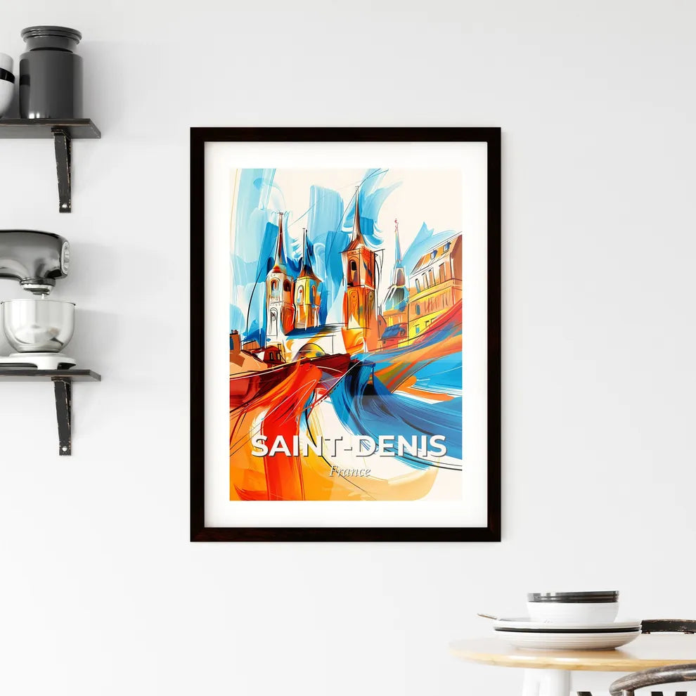 Vibrant Sain Framed Print