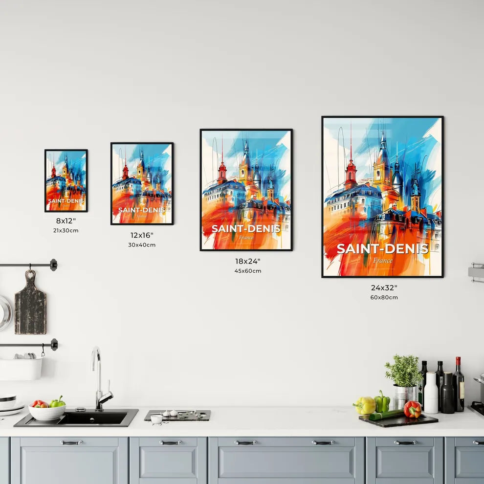 Vibrant Sain Kitchen Art