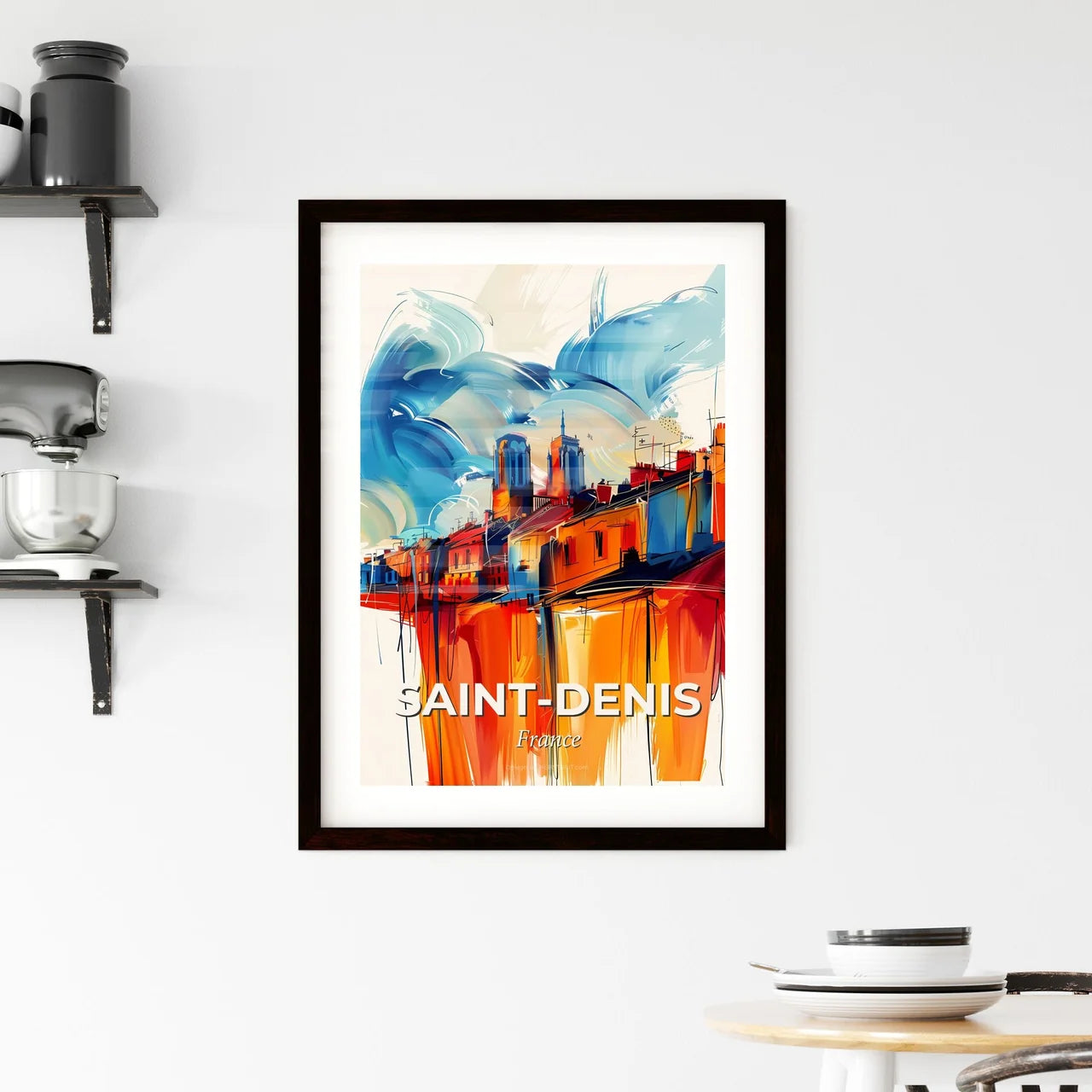 Vibrant Sain Framed Print