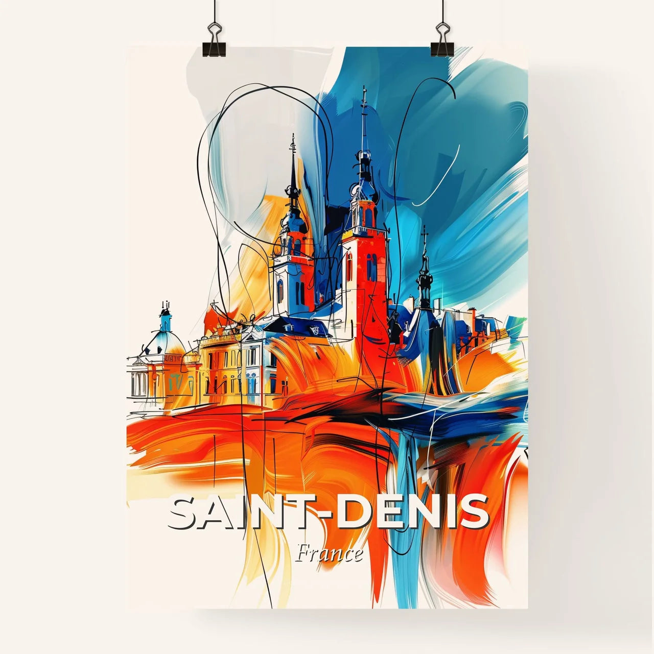 Vibrant Sain Poster