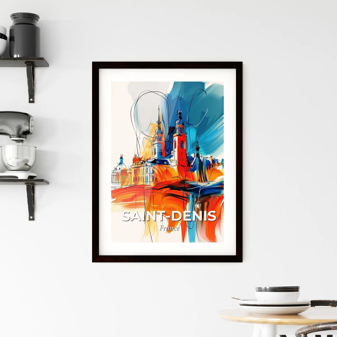 Vibrant Sain Framed Print