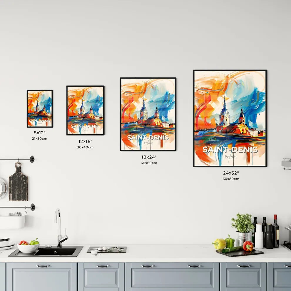 Vibrant Sain Kitchen Art