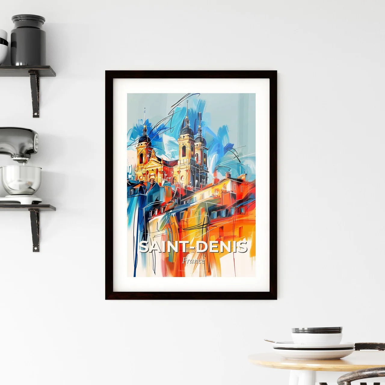 Vibrant Sain Framed Print
