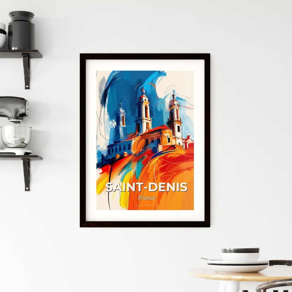 Vibrant Sain Framed Print