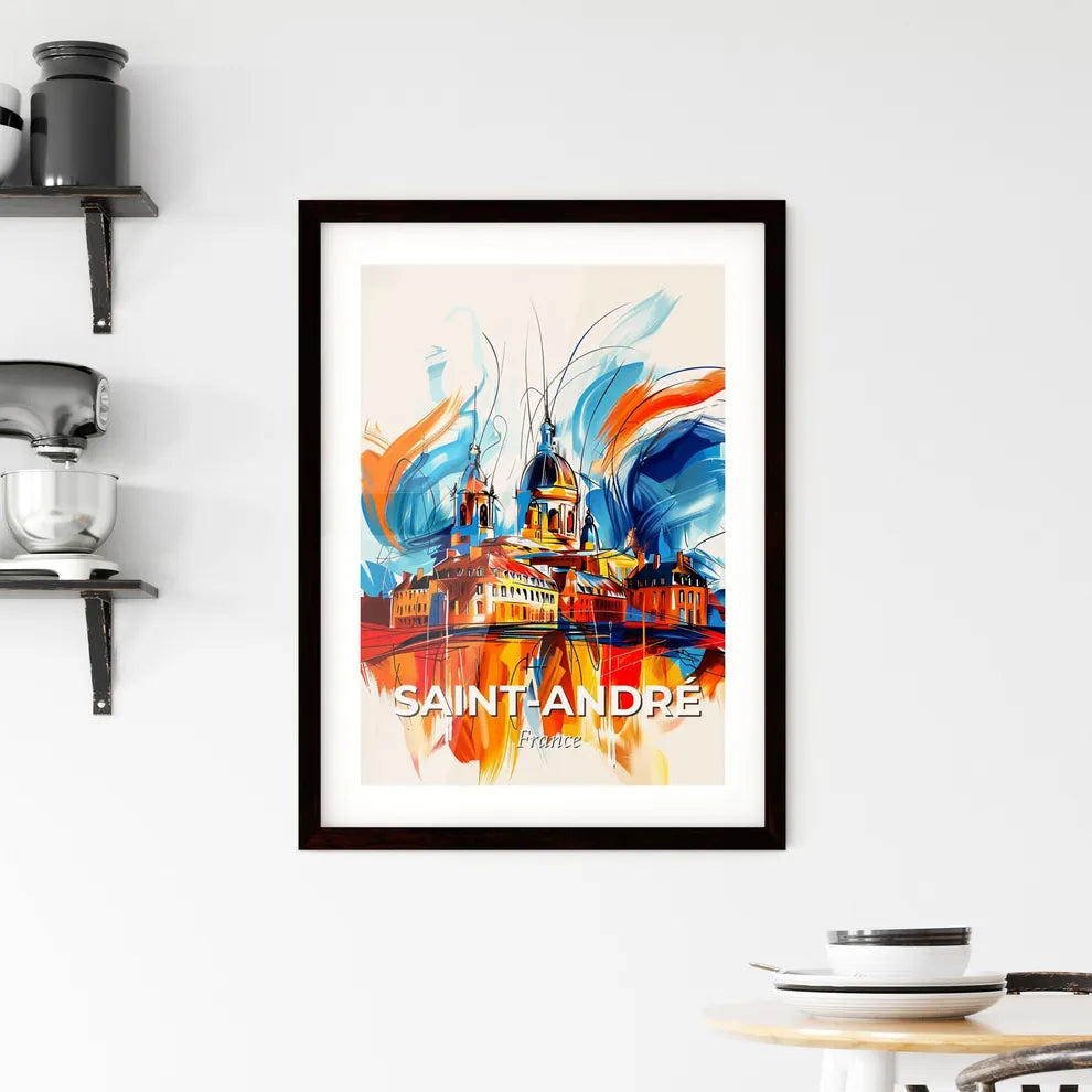 Vibrant Sain Framed Print