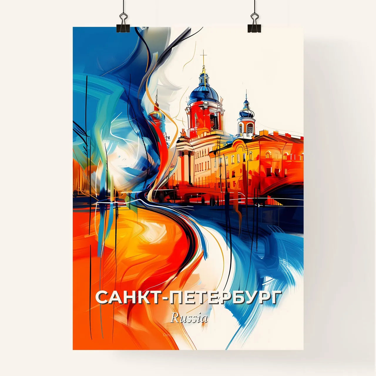 Vibrant Санк Poster