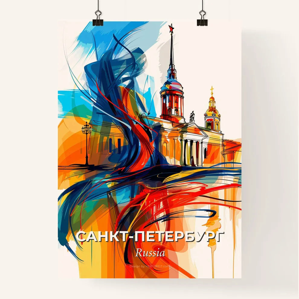 Vibrant Санк Poster