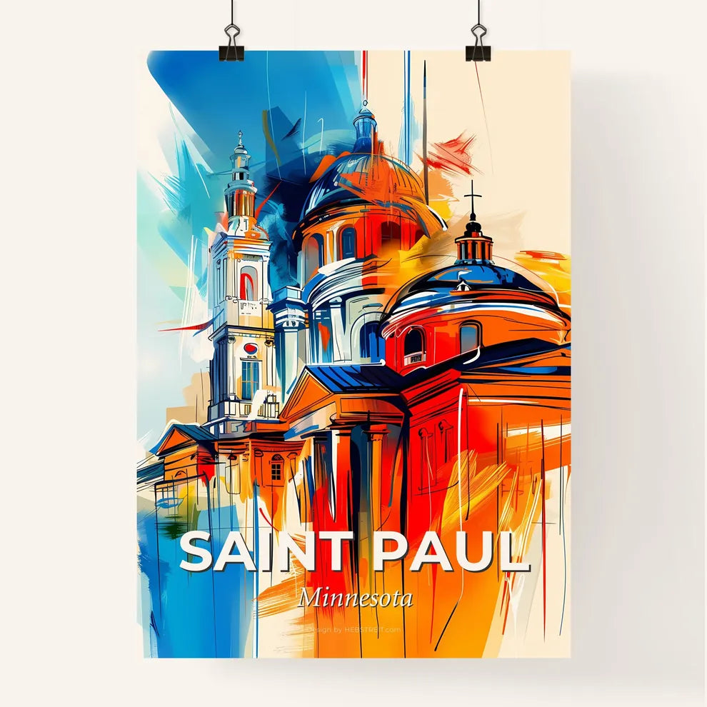 Vibrant Saint Paul, Minnesota Poster