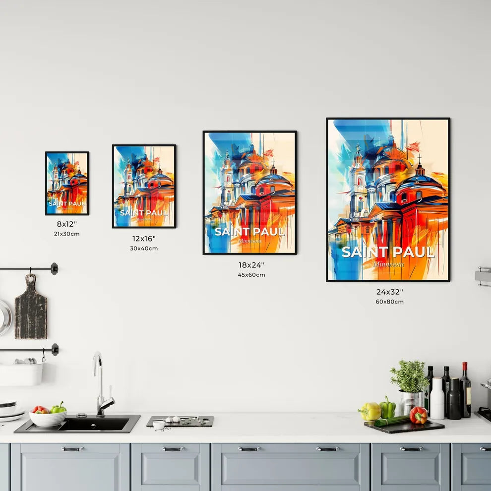 Vibrant Saint Paul, Minnesota Kitchen Art