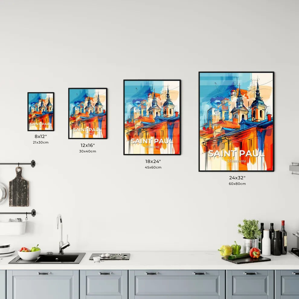 Vibrant Saint Paul, Minnesota Kitchen Art