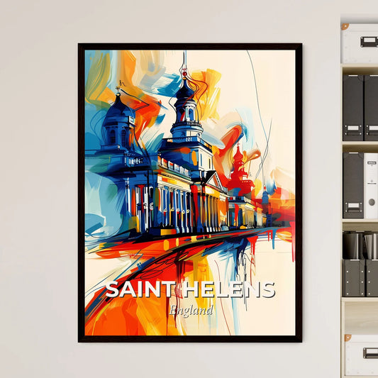 Vibrant Saint Helens, England Art Print