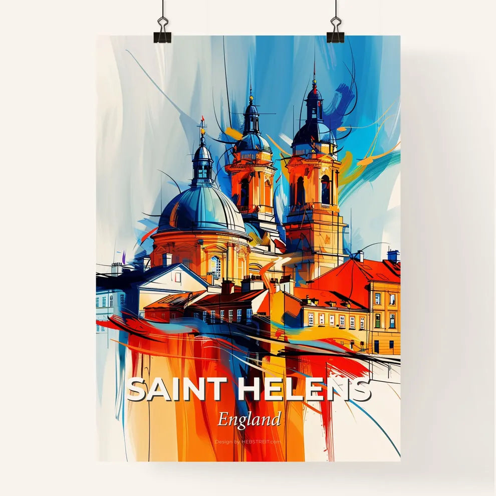 Vibrant Saint Helens, England Poster