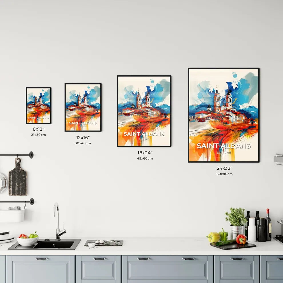Vibrant Saint Albans, England Kitchen Art